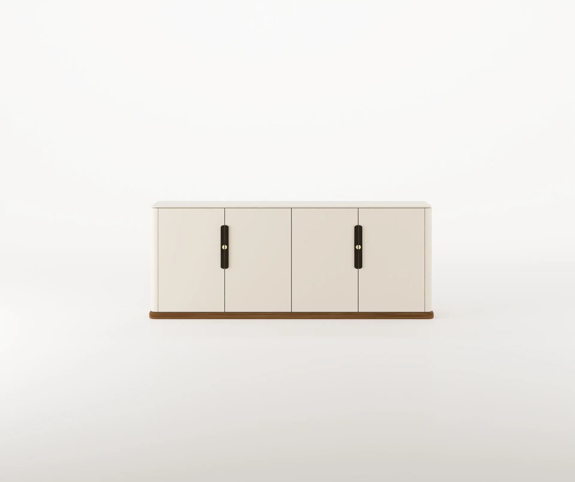 [AF.01.01] Aparador Balance (C. 2200 x L. 500 x A. 800 mm, Lacado Creme Mate)