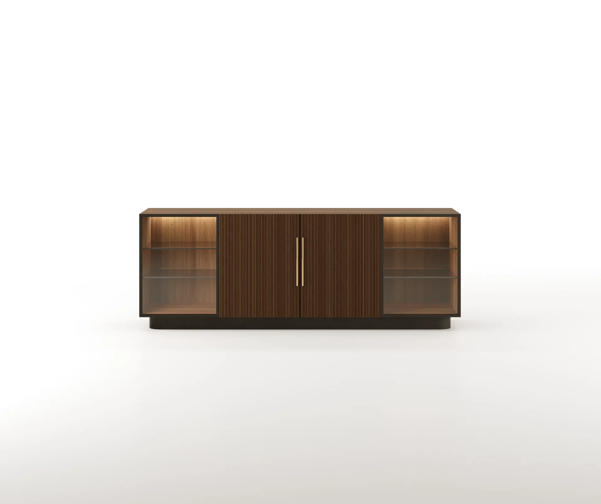 [AF.08.01] Melbourne Sideboard (L. 200 x W. 50 x H. 80 cm, Matte Walnut)