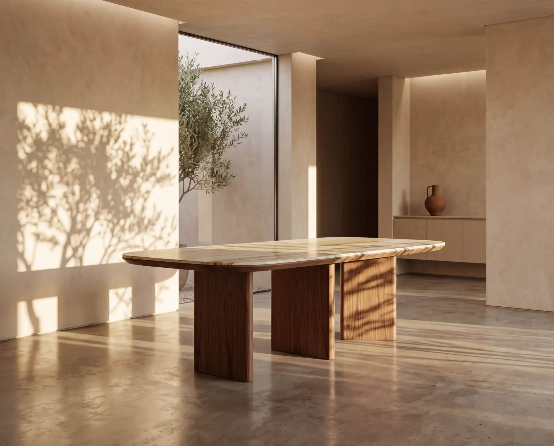 [AF.13.13] Mesa de Jantar Washington (Matte Walnut)