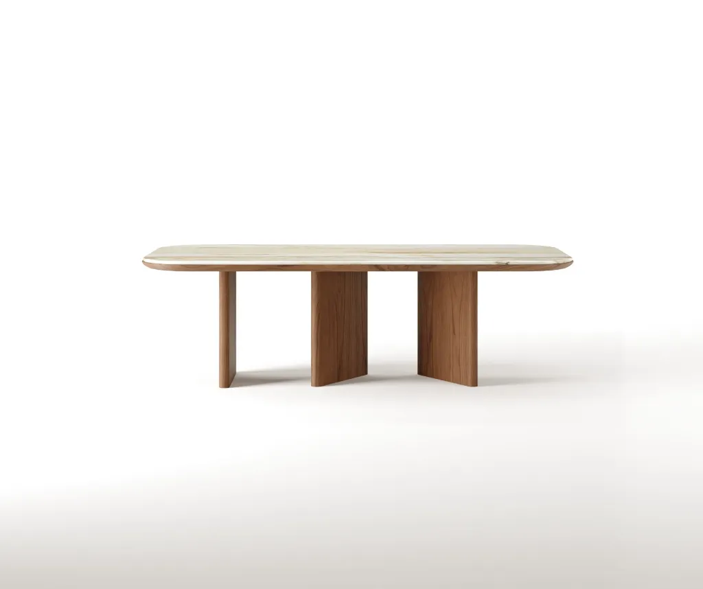 [AF.13.13] Mesa de Jantar Washington (Nogueira Mate)