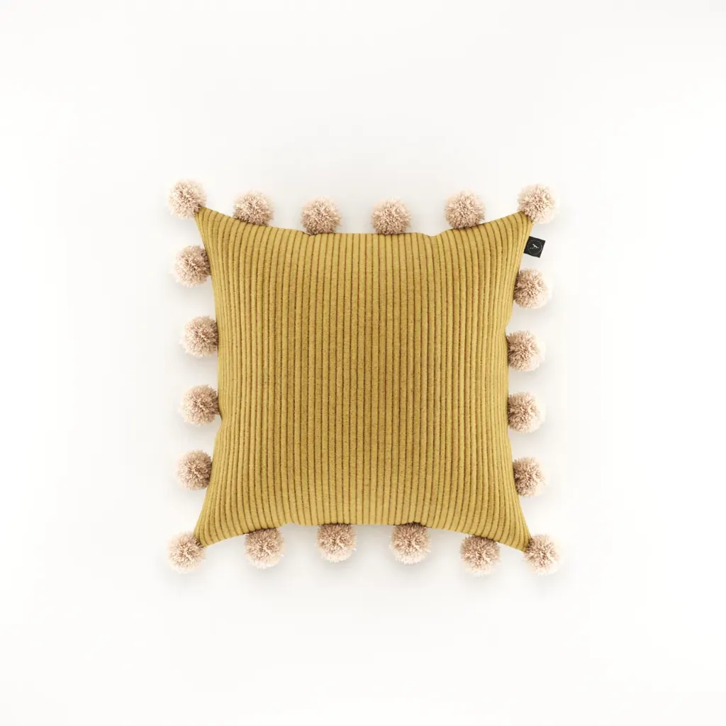[AF.05.20.05] Pom Cushion (Yellow)